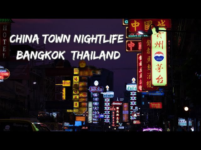 Walking in China Town Nightlife Bangkok | Thailand 4К