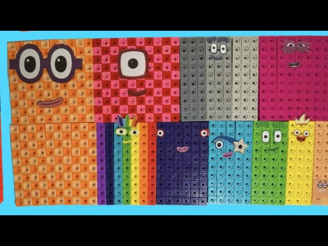 Let’s build Numberblocks 1 to 200 and count down 200 to 1 Learn to count from MathLink