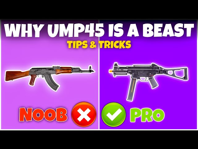 WHY UMP45 IS GETTING POPULAR IN COMPETITIVE🔥BEST TIPS AND TRICKS TO IMPROVE IN BGMI/PUBGM MEW2