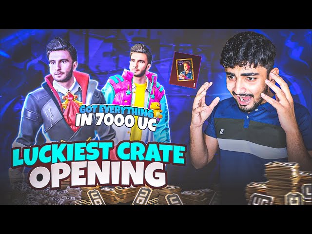 I GOT EVERYTHING IN 7000 UC 😍 RANVEER SINGH CRATE LUCKIEST CRATE OPENING 🤑 M4 GLACIER MAX 🥶