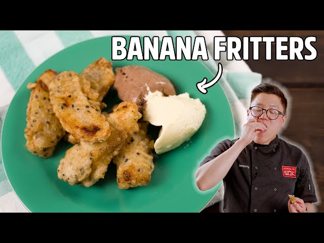 Simple & Delicious Deep Fried Banana Fritters!