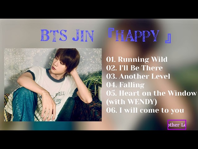 【BTS JIN - HAPPY】진 Solo Album