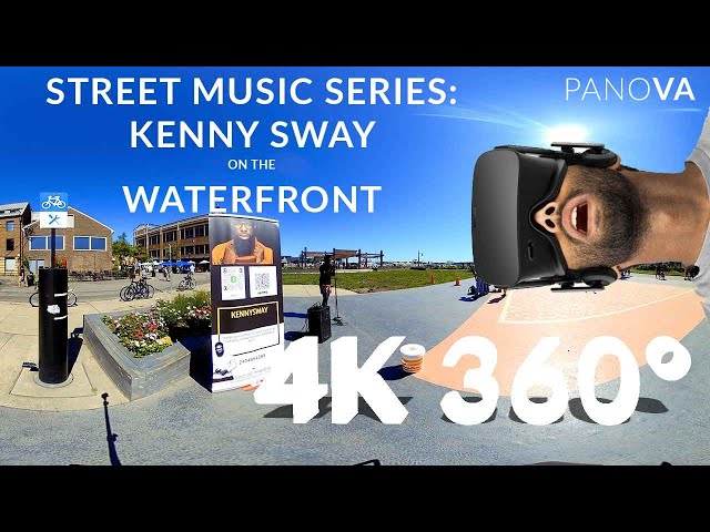 360 Video: Old Town Waterfront - Singer Kenny Sway - Don't Stop Believin'