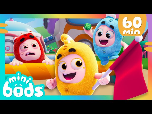 Minibods NEW! Yes Yes Vegetables | Eat Your Greens | Baby Oddbods Marathon | Funny Cartoons for Kids