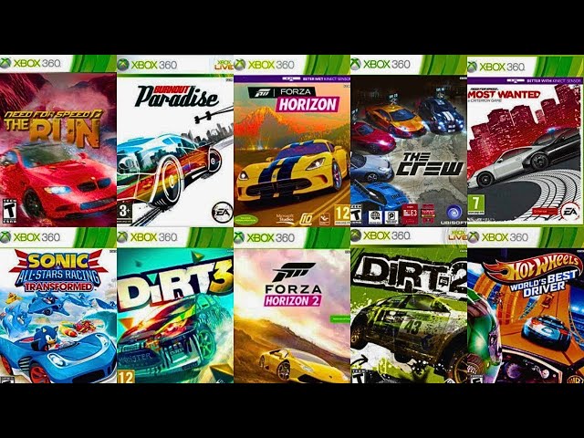 Top 20 Best XBOX 360 Racing Games of All Time (2024)