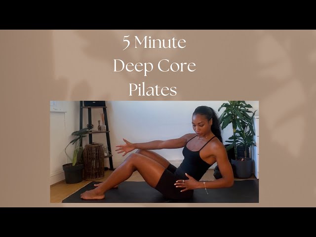 5 Minute Deep Core Pilates At Home Workout | No Equipment