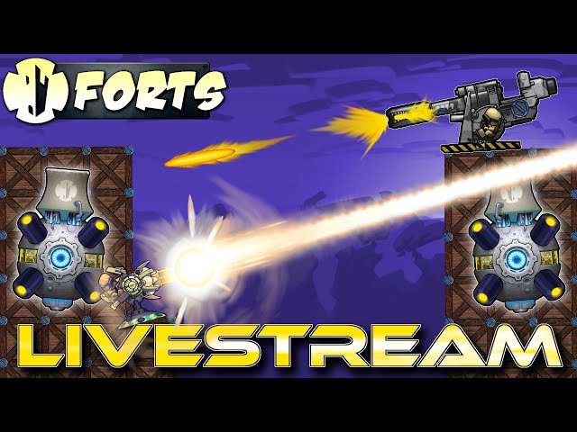 Double Elimination 2v2 Co-op Competition! - Forts RTS - Livestream