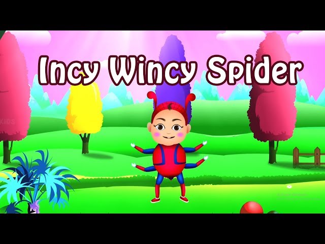 Incy Wincy Spider Nursery Rhyme With Lyrics | Children song | Incy Wincy Spider |