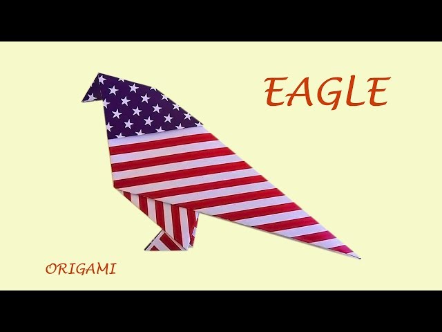 Eagle - cute easy origami for fun DIY