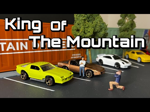 3DBotmaker King of The Mountain Car Build! Hot Wheels Corvette and Camaro custom builds!