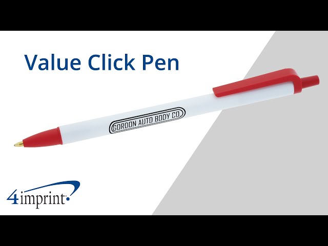 Value Click Pen by 4imprint