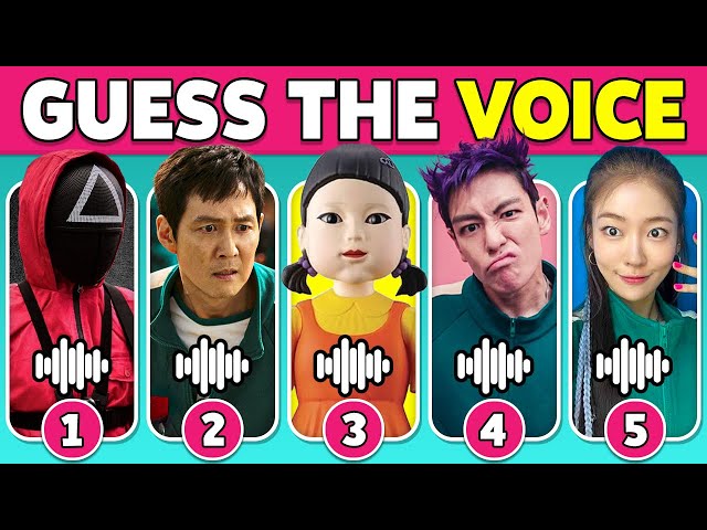 Guess the Squid Game 2 Characters by Their Voice 🔊🦑 Thanos, Player 456, Front Man