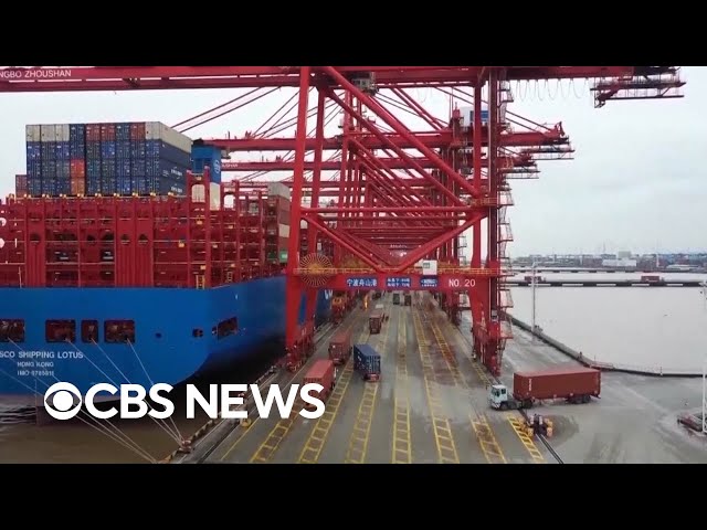 China imposes tariffs on U.S., changes at the southern border, more | CBS News 24/7