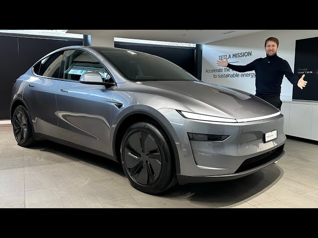 New Tesla Model Y Facelift 2025 First Look Review