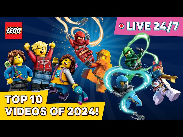 🍿 24/7 LEGO's TOP 10 Videos of 2024! | Best of the Year Countdown 🎬🥇