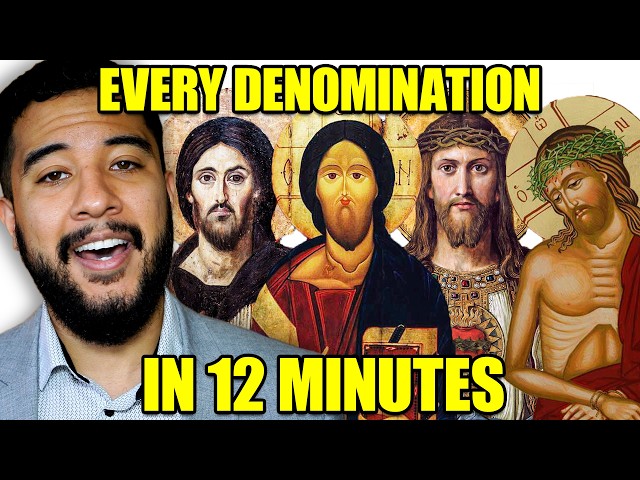 EVERY Christian Denomination Explained in Less Than 12 Minutes!!