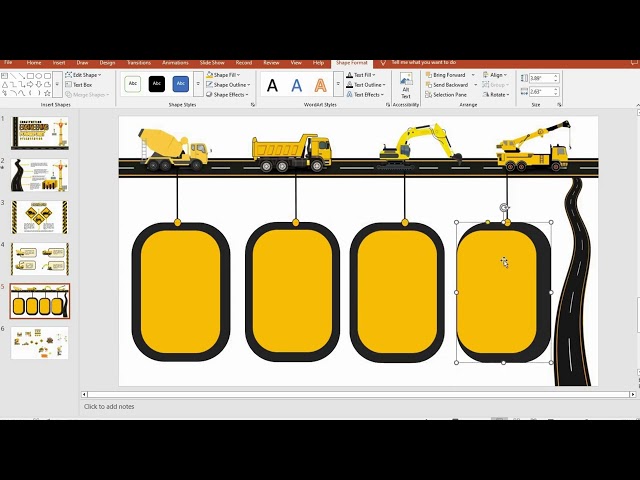 Engineering Theme - Construction Powerpoint Tutorial l  MORPH  ANIMATION PPT#107