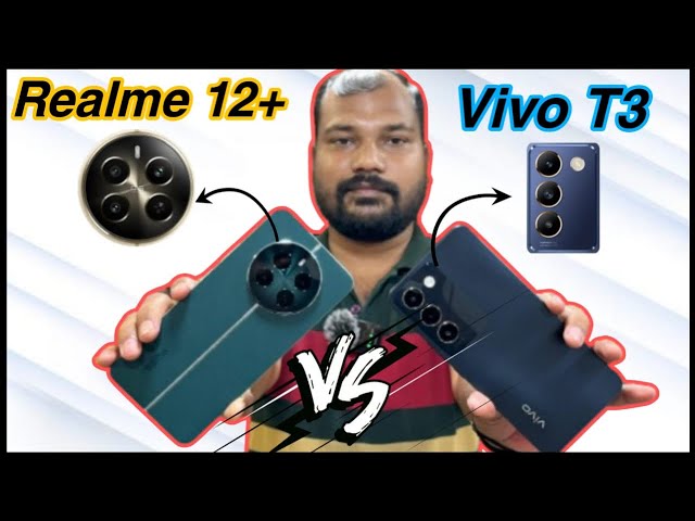 Best Under 20K Realme 12 Plus 5G VS Vivo T3 5G || Full Comparison Video & Full Camera Test 🔥🔥🔥🔥