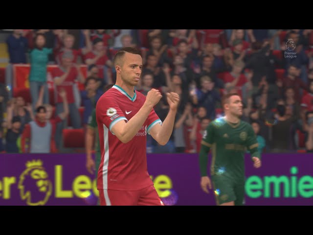 FIFA 21 PS5 4K HDR Diogo Jota's excellent ball control and exquisite Liverpool goal