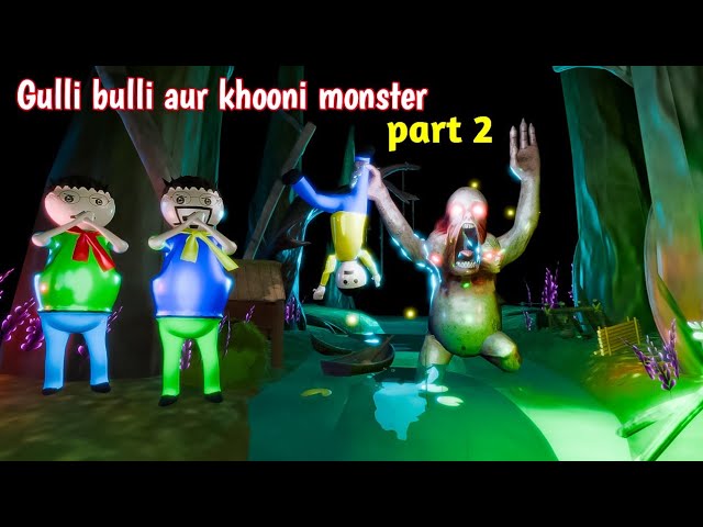 gulli bulli aur river monster part 2 | gulli bulli  | gulli bulli cartoon | make joke horror