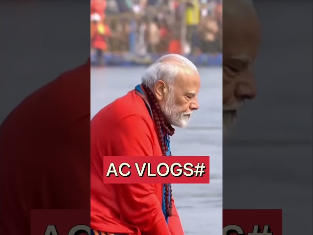 Mr Modi ji in kumbh