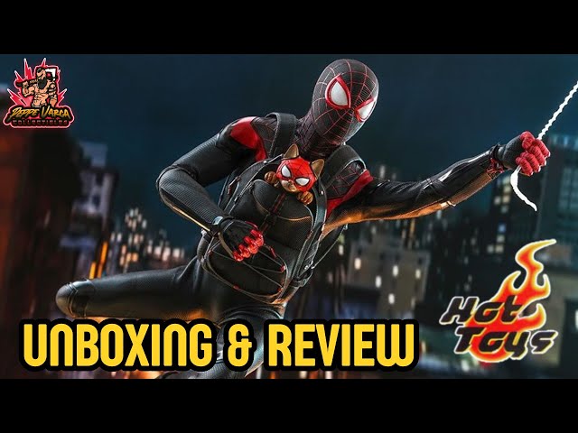 Hot Toys 1/6 Miles Morales Advanced Suit Marvel's Spiderman PS4 Unboxing & Review ITA | Spider-Cat!