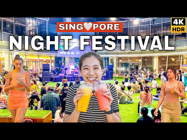 Singapore Newest Festival | Singapore Night Festival 2023 🇸🇬🌃🥤