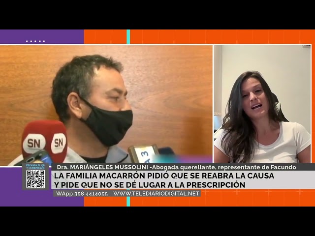 LA FAMILIA MACARRÓN PIDIÓ QUE SE REABRA LA CAUSA Y PIDE QUE NO SE DÉ LUGAR A LA PRESCRIPCIÓN