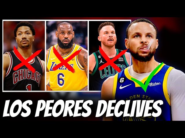 LOS 10 PEORES DECLIVES DE TODA LA NBA | Top10