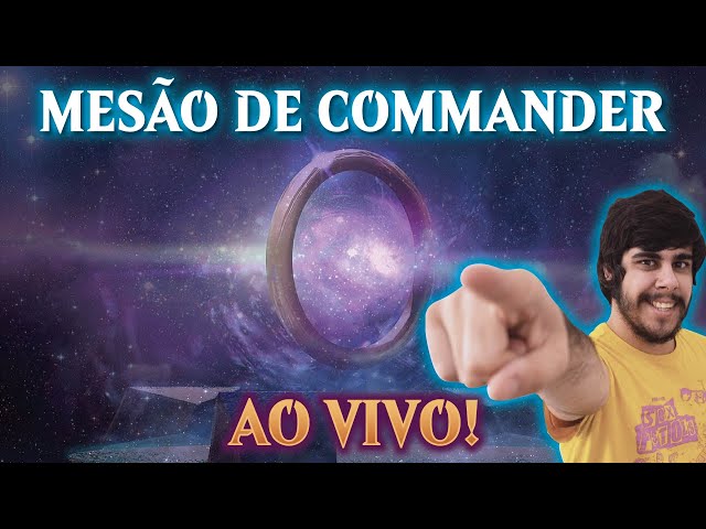 Mesão de COMMANDER ao vivo com apoiadores!