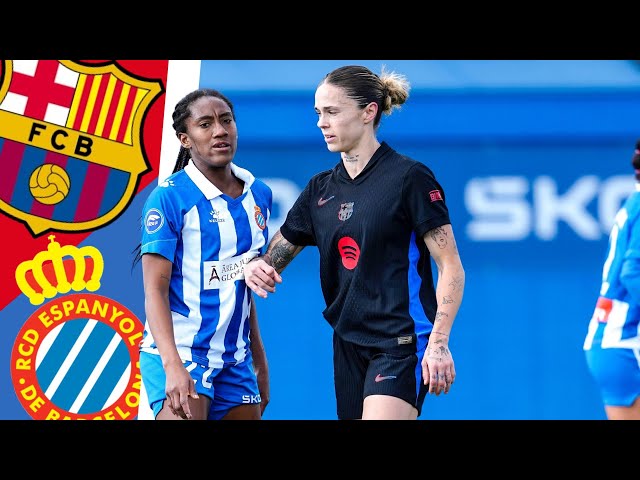 BARÇA | Polémicas imágenes de Mapi León y Daniela Caracas en el RCD Espanyol vs FC Barcelona Femení