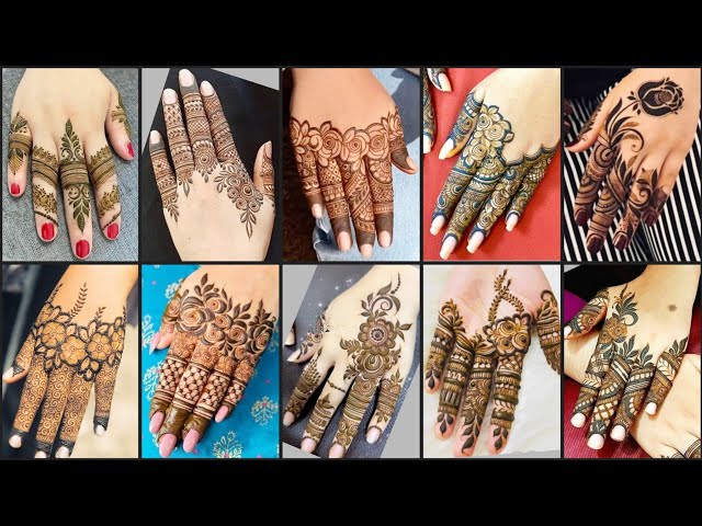 Heavy fingers mehndi design / Beautiful henna design / Stylish mehandi design 2025 / Eid mehndi new