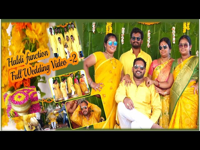 Complete Indian Hindu Wedding I Video 2 I Haldi ceremony I Groom I Siva I 4K I Indian I wedding