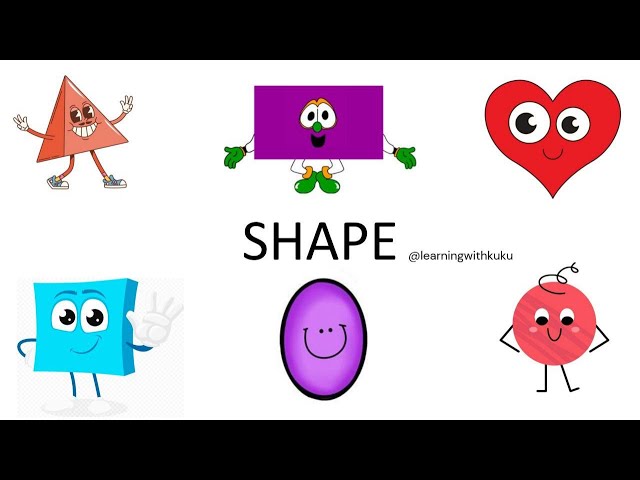 Learn Shapes Circle, Square, Triangle, Rectangle & more | Educational Videos The shape song for kids