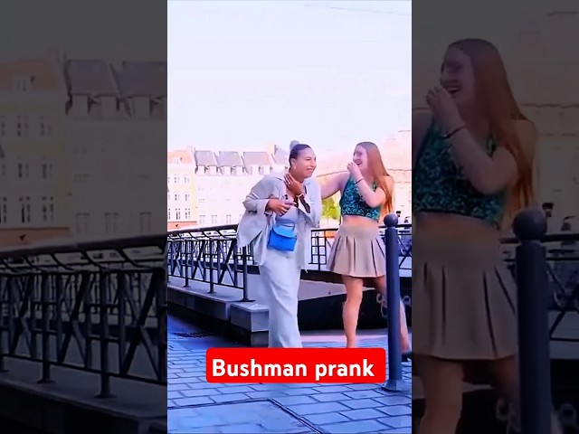 Bushman prank funny prank 2025#funnyshorts #prankvideo #bushmanprank