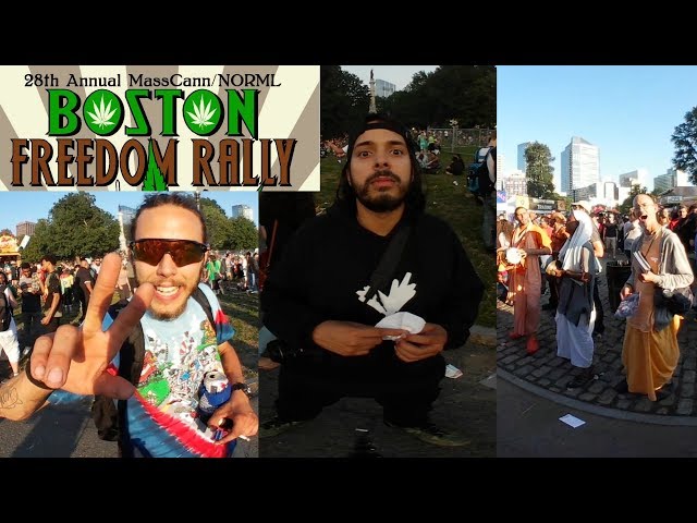 2017 Boston Freedom Rally Day 2 - Hempfest - Samsung Gear 360 2017 edition