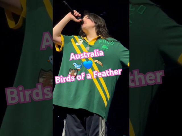 Billie Eilish ' Birds Of A Feather ' Brisbane, Aus. #billieeilish #live #hitmehardandsoft