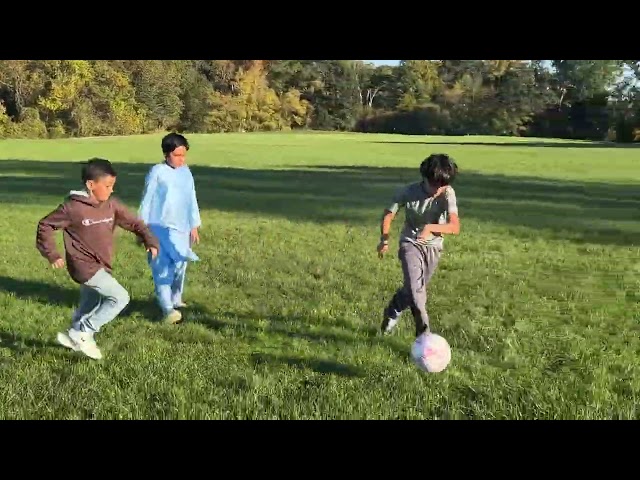 Family soccer … thanks to Sayed Kamal Hashemi for his invitation …