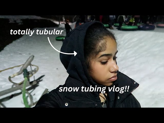 ski resort tubing date!! (vlog, grwm, date night)