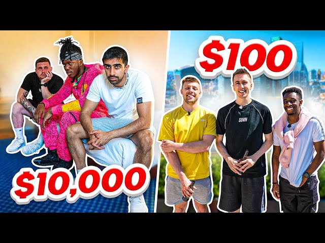 SIDEMEN $10,000 VS $100 HOTEL