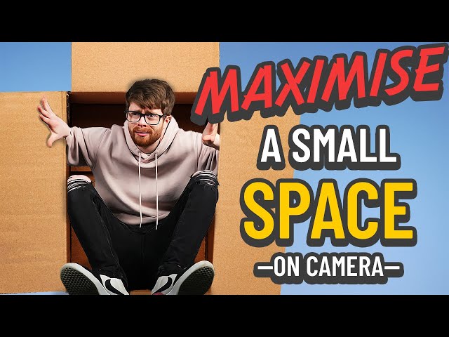 Make AMAZING videos in a small studio! - Tips to maximise space