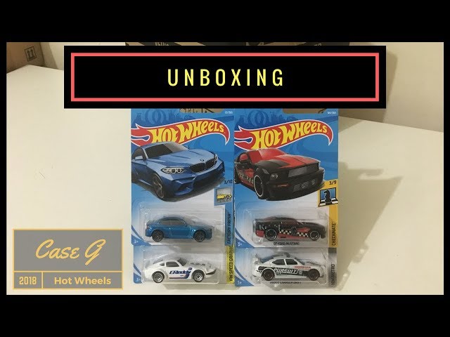 Unboxing - Hot Wheels Case G 2018