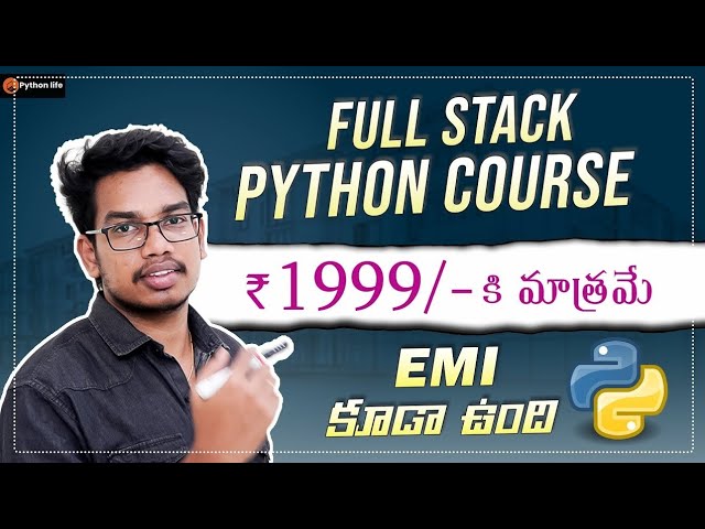 Full Stack Python Course in Telugu