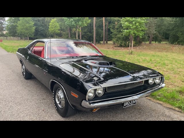 1970 Dodge Challenger R/T 440-6 Pack | 4 Speed / TX9 Black with Red Interior