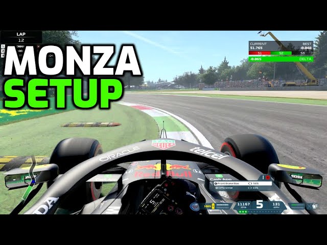 F1 2021 MONZA HOTLAP + SETUP (1:17.968)