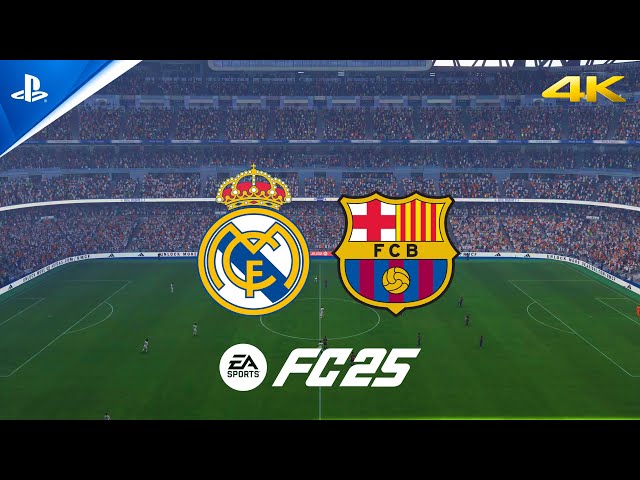 FC 25 - Real Madrid vs FC Barcelona - gameplay ps5 4K español (españa)