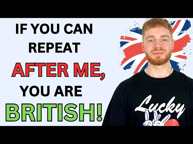 If you can repeat after me, you will get a BRITISH Accent! (Modern RP)