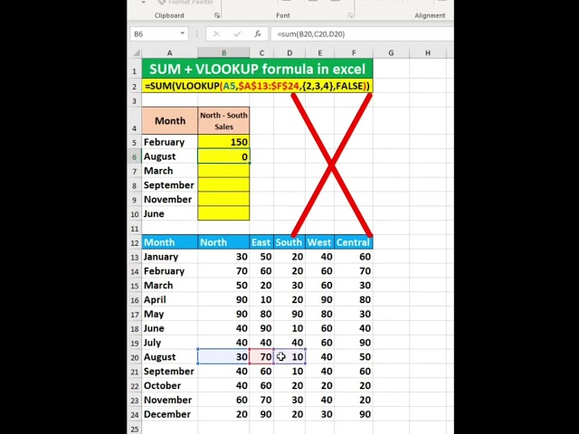 Sum+vlookup #vlookup #ytshorts #excel #exceltricks #excelformula