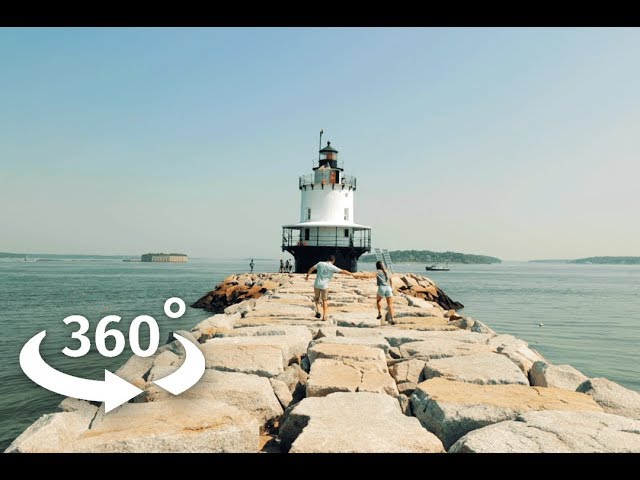 An Awesome 360 Degree View of Portland Maine with Kara and Nate