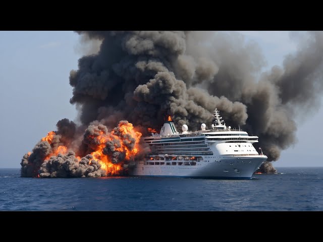 5 minutes ago! Ukrainian Himar M142 blows up Korea's largest cruise ship